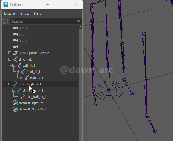 [Maya]Rigging 07 - Advanced IK